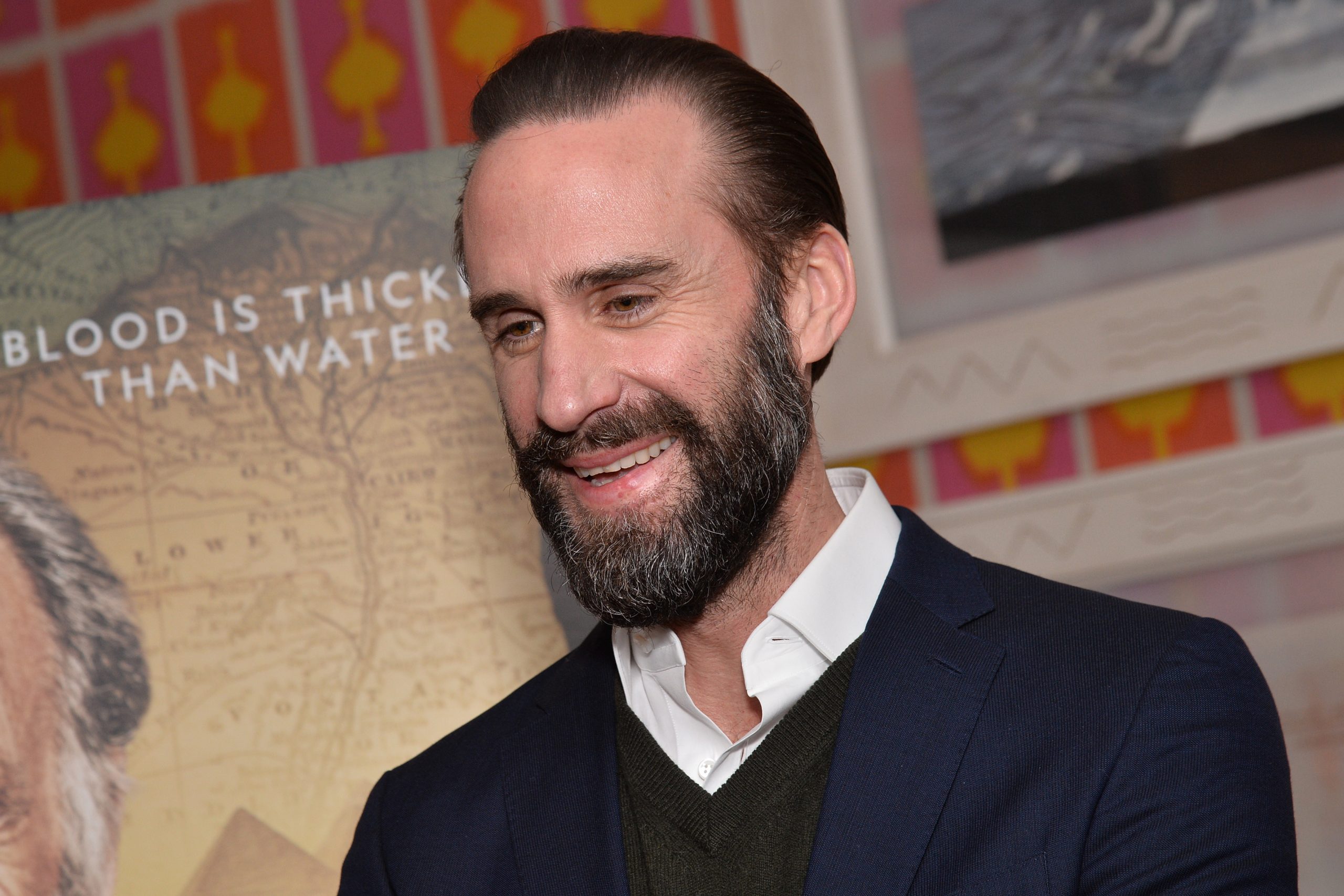 Photo of Actor Joseph Fiennes attends the premiere of Egypt With The World’s Greatest Explorer 