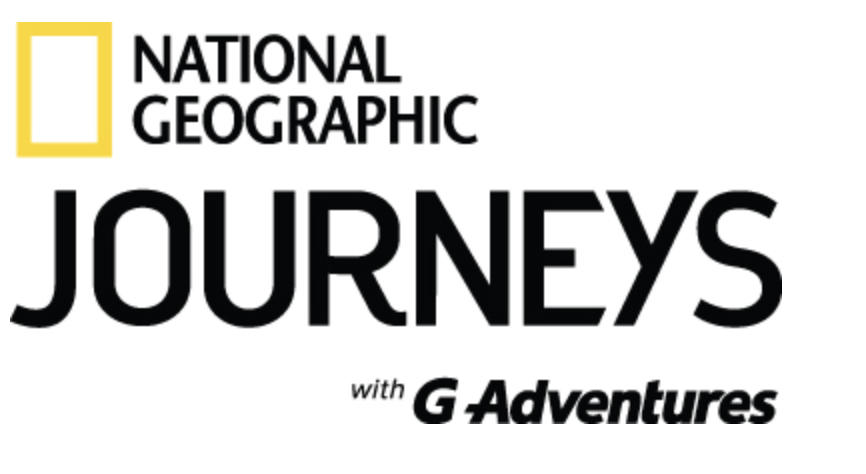 Picture of Nat Geo Journeys logo with G Adventures