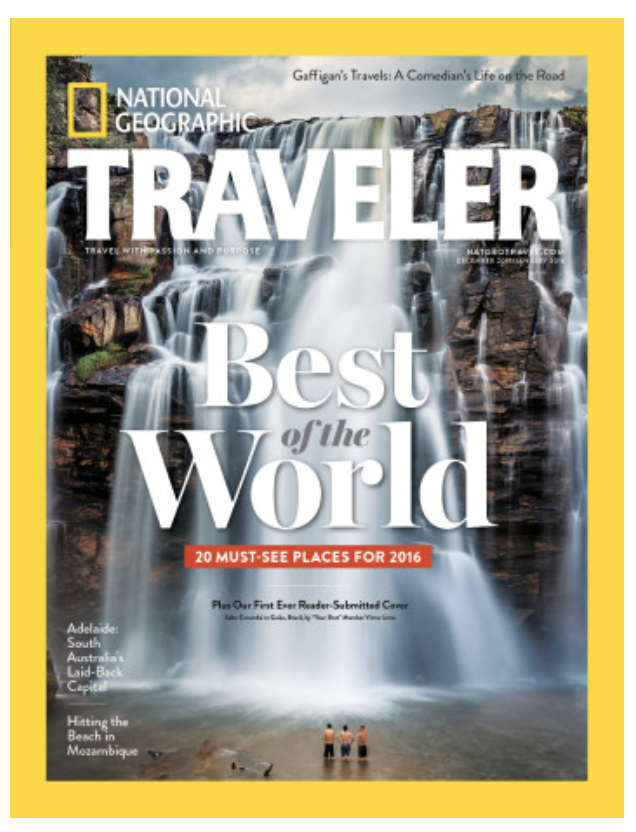 Picture of Traveler magazine cover, Best of the World
