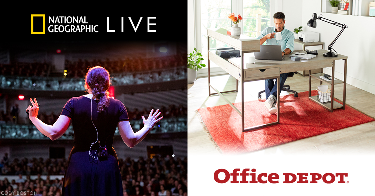 Office Depot Named Official Sponsor For Disney Institute and National Geographic Live Events